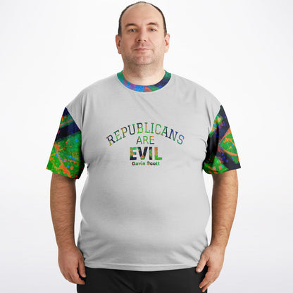 Gavin Scott REPUBLICANS ARE EVIL Tee (Genderless 2XL-6XL)
