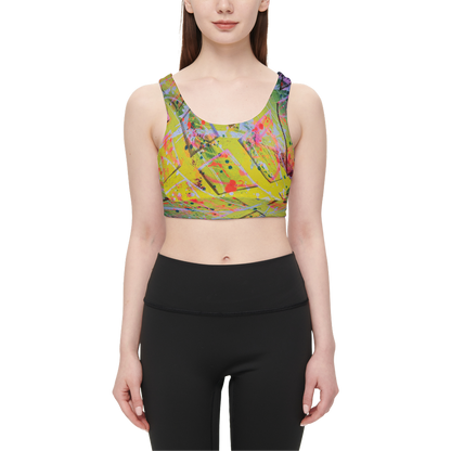 Gavin Scott Racerback Butter Soft Sports Bra  (XS-3XL)