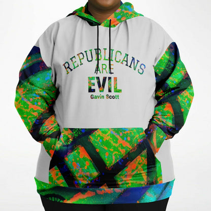 Gavin Scott "REPUBLICANS ARE EVIL" Pullover Hoodie (Genderless 2XL-6XL)