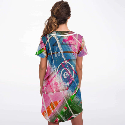 Gavin Scott Baseball Jersey Dress (Femme XS-4XL)