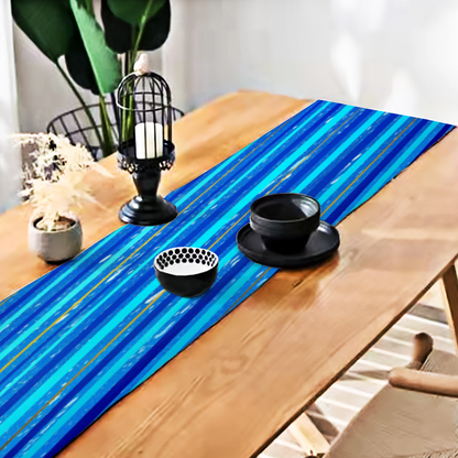 Gavin Scott Double-Sided Table Runner with Tassel Pendants