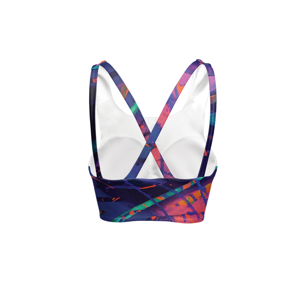 Gavin Scott Racerback Butter Soft Sports Bra (XS-3XL)