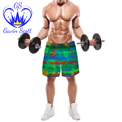 Gavin Scott Quick Drying Swim Trunks / Beach Shorts (Masc S-2XL)