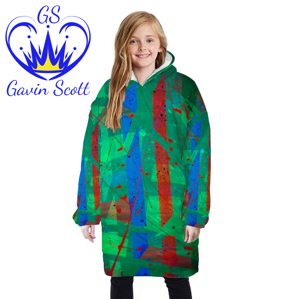 Gavin Scott Oversized Pullover Hoodie Lounger (Youth/Petite Genderless 2XS-2XL)