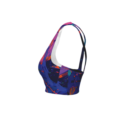 Gavin Scott Racerback Butter Soft Sports Bra (XS-3XL)