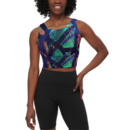 Gavin Scott Longline V-Shape-Back Sports Bra-Butter Soft Texture