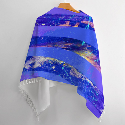 Gavin Scott Knitted Cloak with Tassels