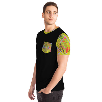 Gavin Scott Splash of Color Pocket Tee (Genderless XS-4XL)