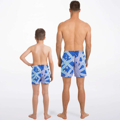 Gavin Scott Aqua Duo Trunk Set (Masc M:XS-3XL/B:XS-2XL)