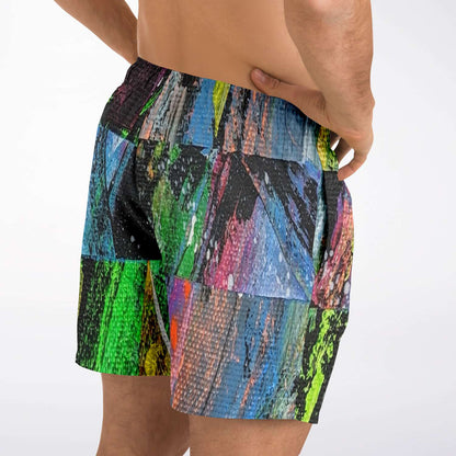 Gavin Scott Square Cut Swim Trunks (Masc XS-3XL)