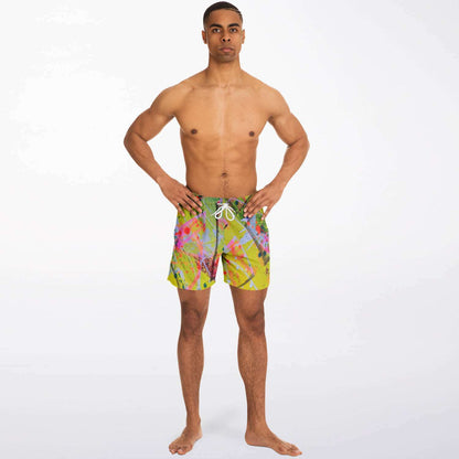 Gavin Scott Square Cut Swim Trunks (Masc XS-3XL)