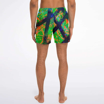 Gavin Scott Square Cut Swim Trunks (Masc XS-3XL)