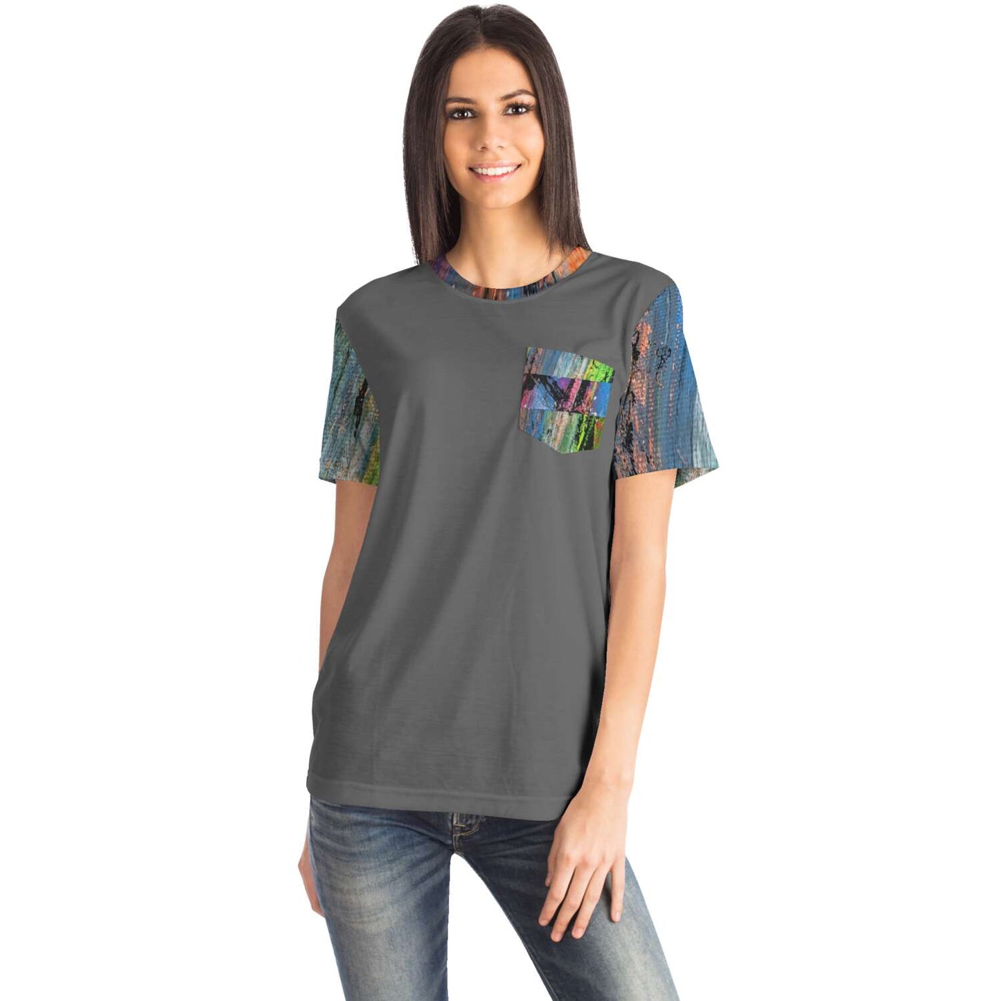 Gavin Scott Splash of Color Pocket Tee (Genderless XS-4XL)