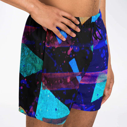 Gavin Scott Square Cut Swim Trunks (Masc XS-3XL)