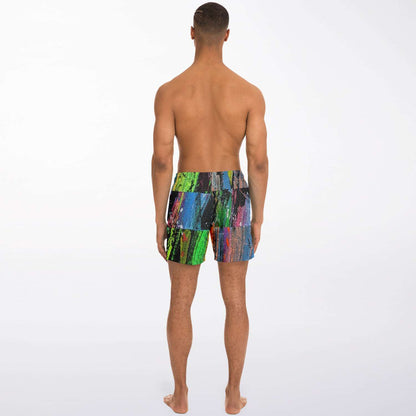 Gavin Scott Square Cut Swim Trunks (Masc XS-3XL)