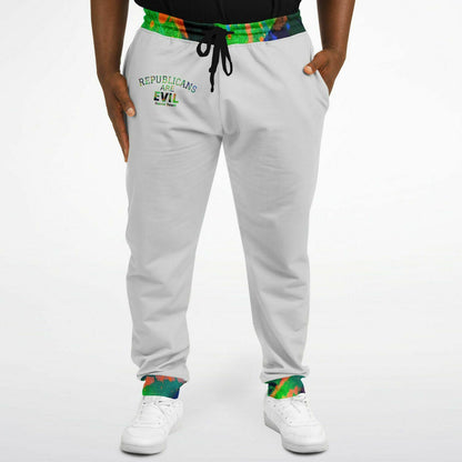 Gavin Scott "Republican Are Evil" Long Sleeve Sweater and Jogger Set (Genderless 2XL-6XL)