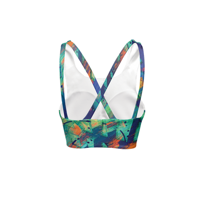 Gavin Scott Racerback Butter Soft Sports Bra (XS-3XL)