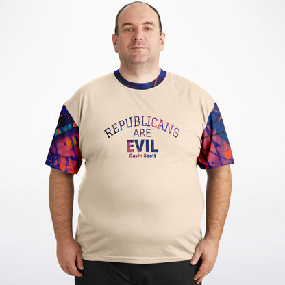 Gavin Scott REPUBLICANS ARE EVIL Tee (Genderless 2XL-6XL)