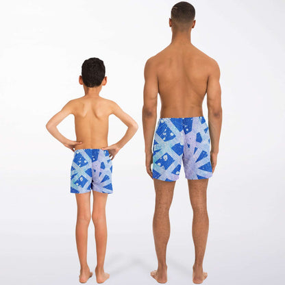 Gavin Scott Aqua Duo Trunk Set (Masc M:XS-3XL/B:XS-2XL)