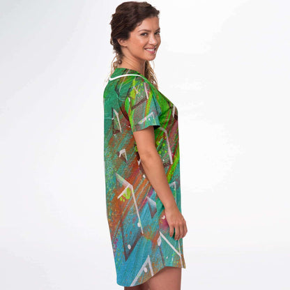 Gavin Scott Baseball Jersey Dress (Femme XS-4XL)