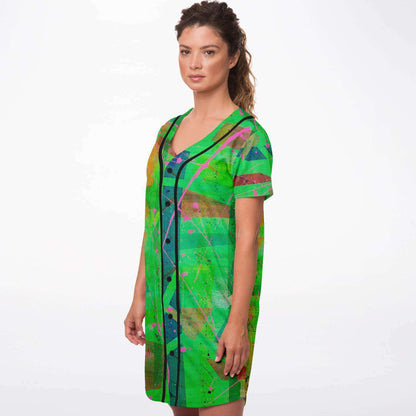Gavin Scott Baseball Jersey Dress (Femme XS-4XL)