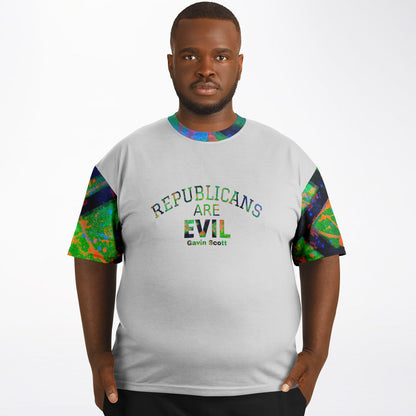 Gavin Scott REPUBLICANS ARE EVIL Tee (Genderless 2XL-6XL)