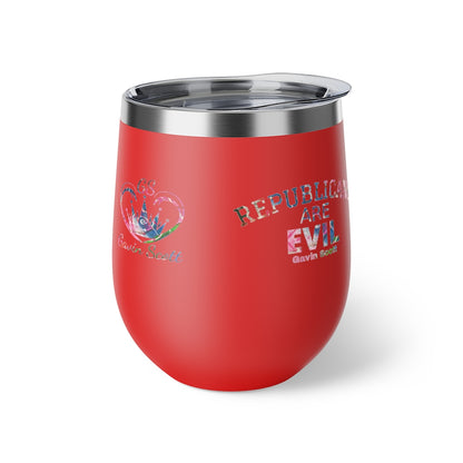 Gavin Scott REPUBLICANS ARE EVIL Insulated Copper Cup, 12oz