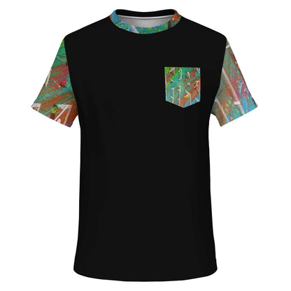 Gavin Scott Splash of Color Pocket Tee (Genderless XS-4XL)