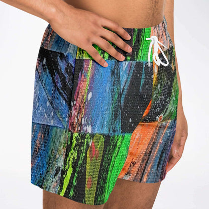 Gavin Scott Square Cut Swim Trunks (Masc XS-3XL)