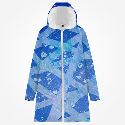 Gavin Scott Full Length Hooded Puffer Coat - White Lining (Genderless XXS-4XL)