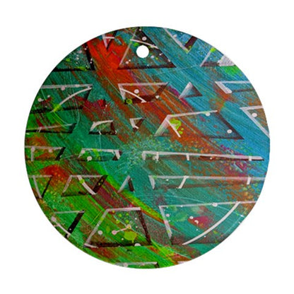 Gavin Scott First Edition Commemorative Round Holiday Ornament 2020 (Two Sides)