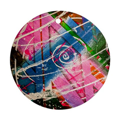 Gavin Scott First Edition Commemorative Round Holiday Ornament 2020 (Two Sides)