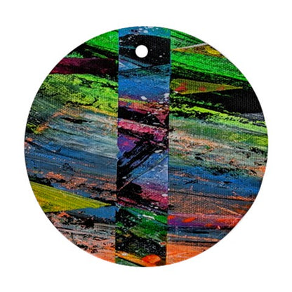 Gavin Scott First Edition Commemorative Round Holiday Ornament 2020 (Two Sides)