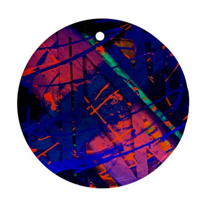 Gavin Scott First Edition Commemorative Round Holiday Ornament 2020 (Two Sides)