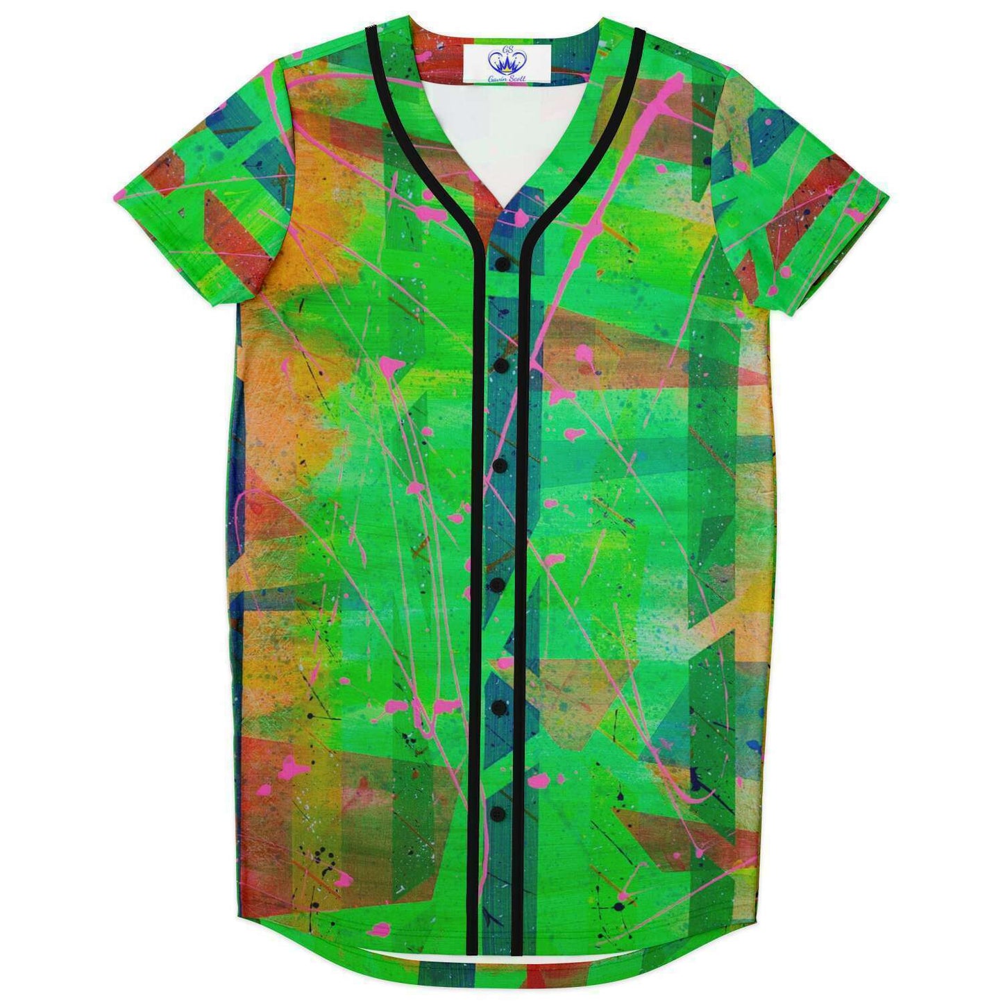 Gavin Scott Baseball Jersey Dress (Femme XS-4XL)