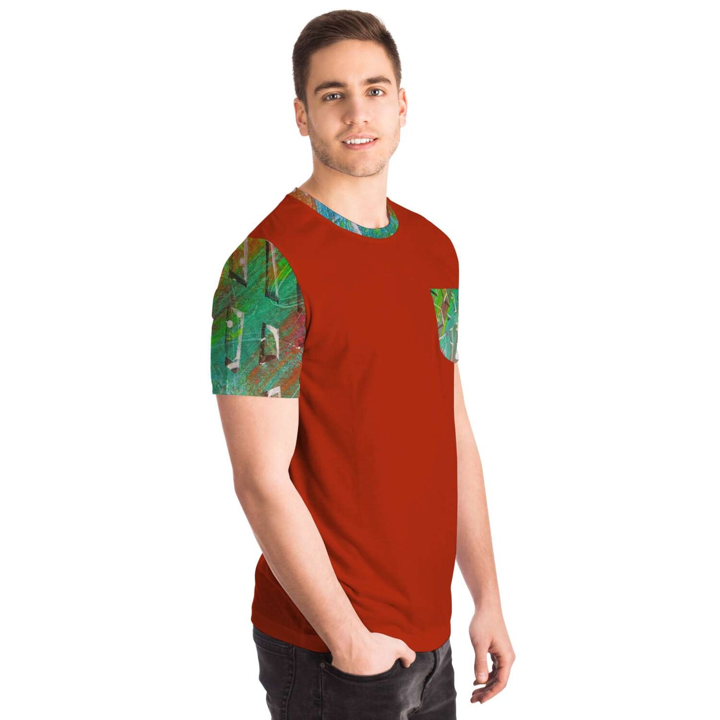 Gavin Scott Splash of Color Pocket Tee (Genderless XS-4XL)