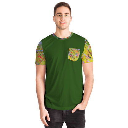 Gavin Scott Splash of Color Pocket Tee (Genderless XS-4XL)