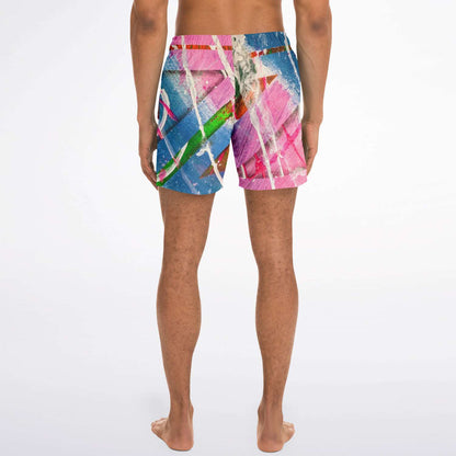 Gavin Scott Square Cut Swim Trunks (Masc XS-3XL)