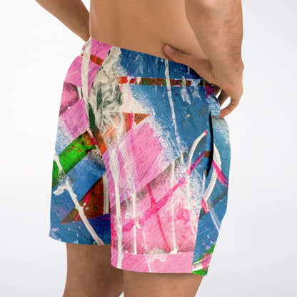 Gavin Scott Square Cut Swim Trunks (Masc XS-3XL)