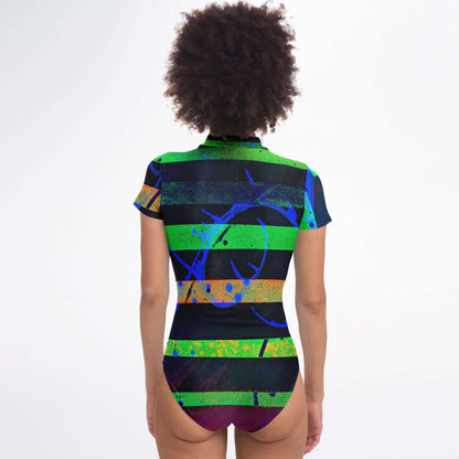 Gavin Scott Short Sleeve Festival Catsuit w/UPF 50+ Sun Protection (Femme XS-XL)