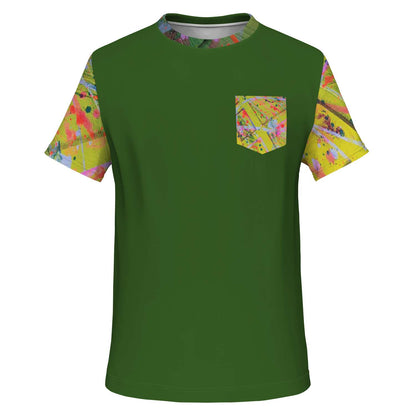 Gavin Scott Splash of Color Pocket Tee (Genderless XS-4XL)
