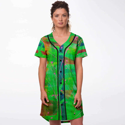 Gavin Scott Baseball Jersey Dress (Femme XS-4XL)