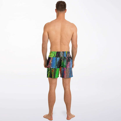Gavin Scott Square Cut Swim Trunks (Masc XS-3XL)