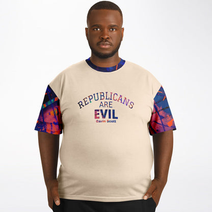 Gavin Scott REPUBLICANS ARE EVIL Tee (Genderless 2XL-6XL)