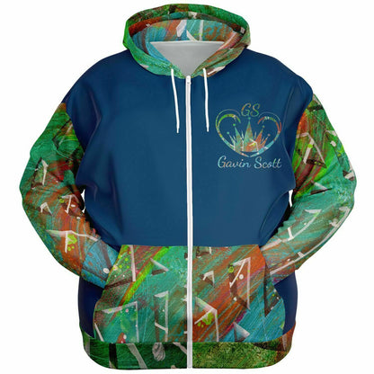 Gavin Scott REPUBLICANS ARE EVIL Zip-up Hoodie (Genderless 2XL-6XL)