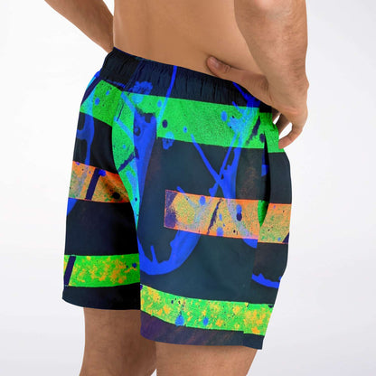 Gavin Scott Square Cut Swim Trunks (Masc XS-3XL)