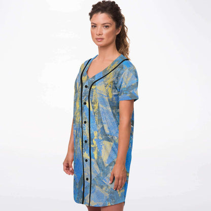 Gavin Scott Baseball Jersey Dress (Femme XS-3XL)