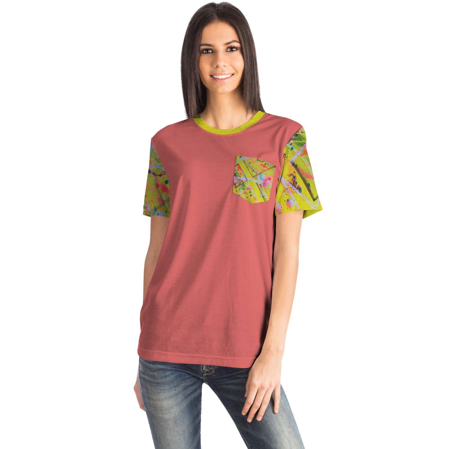 Gavin Scott Splash of Color Pocket Tee (Genderless XS-4XL)