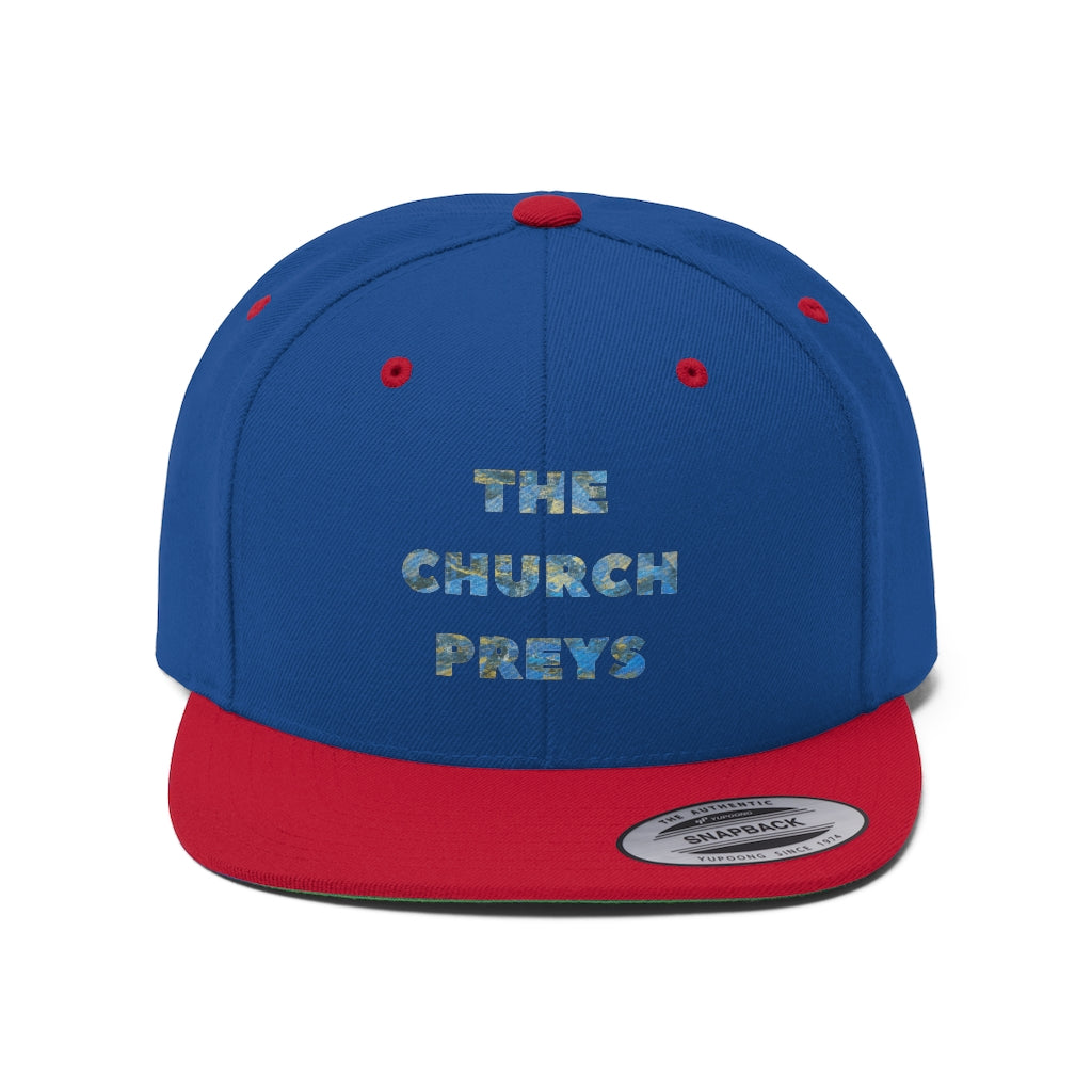 Gavin Scott "THE CHURCH PREYS" Flat Bill Hat