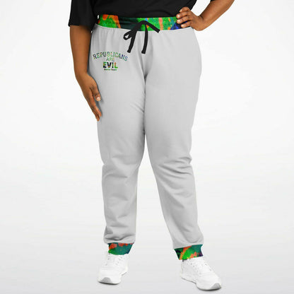 Gavin Scott "Republican Are Evil" Long Sleeve Sweater and Jogger Set (Genderless 2XL-6XL)
